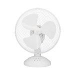 Ventilateur de table oceanic - 30w - diam�tre 23 cm - 2 vitesses - oscillant - blanc
