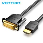 C�ble adaptateur hdmi vers dvi - vention - 1m - bidirectionnel - 1080p full hd - noir