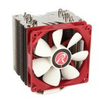 Ventirad pour processeur - raijintek - themis evo - 100% nickel - 2 ventilateurs pwm - caloducs 8mm
