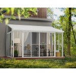 Vranda san remo 1254 m blanche - longueur : 4m25 longueur : 4m25 largeur : 2m95 blanc