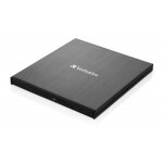 Graveur dvd - verbatim - slimline - usb - c - compatible cd / dvd - noir