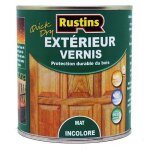 Vernis  bois incolore mat pour extrieur  schage rapide - 15m / l - 500ml