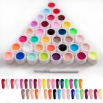 Vernis semi permanent 36 couleurs gel couleur ongle uv vernis gel uv art pigment vernis  ongles de manucure ...