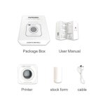 Veronique paperang p1 small imprimante photo instantan�e de t�l�phone portable sans fil bluetooth 4. ...