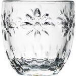Verre � caf� troquet 10cl - la rochere - lot de 4 - verre press� - transparent - r�sistant