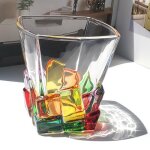 Verre à cocktail - omabeta - whisky multicolore - 320ml - 2 pièces - verre cristal recyclable Verre à cocktail - omabeta - whisky multicolore - 320ml - 2 pièces - verre cristal recyclable