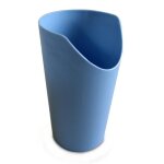 Verre � d�coupe nasale - gobelet ergonomique - bleu