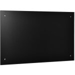 Verre fond de hotte 70x40cm noir la cuisinire protection contre les claboussements de gras