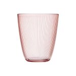 Verre - luminarc - concepto stripy - 31cl - rose - lot de 6 - empilables et lave - vaisselle