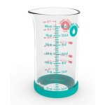 Verre mesureur 20 ml bleu - pebbly
