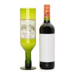 Verre - out of the blue - verre bouteille - contenance 75 cl - hauteur 28 cm - design original