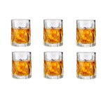 Ensemble de verres  whisky - tech discount - tte de mort - 6 pices - carafe 700ml - transparent