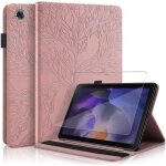 Verre tremp + coque tablette pour samsung galaxy tab a8 10. 5 2021 flip housse cuir pu etui avec fentes ...