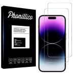 Film vitre protection ecran - phonillico - iphone 15 plus - pack de 2 - verre tremp� - r�sistant aux ...