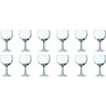Verre � vin - bistrot - ballon rouge - 195 cl - lot de 12 - verre translucide
