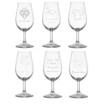 Verre à vin personnalisé 21cl (lot de 6) - verre vin gravure avec prénom message logo? [ coffret vin ... Verre à vin personnalisé 21cl (lot de 6) - verre vin gravure avec prénom message logo? [ coffret vin ...