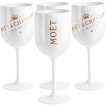 Verres  vin en plastique 4 pices fltes  champagne verres  prosecco en plastique?verres blancs?