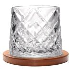 Verre  whisky en cristal 275mlverre  bireverre  whisky en diamant