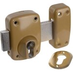 Verrou corvette à cylindre européen - thirard - a clé - 70 mm - niveau de sécurité 6 Verrou corvette à cylindre européen - thirard - a clé - 70 mm - niveau de sécurité 6