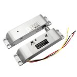 Verrou de porte �lectrique - yyv - dc 12 v - alliage en aluminium - anti - corrosion - ajustable avec ...