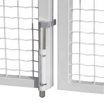 Verrou de sol locinox en acier galvanis� � chaud - vsf - k - alumqf1bl