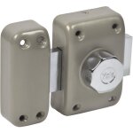 Verrou targette yale yv20bts - bouton sans cylindre - aluminium - niveau de scurit 6