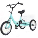 Vert 14 pouces tricycle pour enfants - avec panier - 3 roues - pour enfants de 5 � 6 ans
