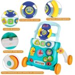 Vert trotteur dapprentissage assis - debout 2 en 1 pour b�b� d�s 9 mois jouet de marche portable jeux ...