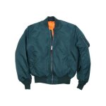 Veste alpha industries ma - 1 navy - homme - bleu - coupe surdimensionn�