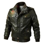 Veste aviateur hommes - en matelassé pu cuir - fit grande vêtements masculin - vert 2 - fbc169aaa Veste aviateur hommes - en matelassé pu cuir - fit grande vêtements masculin - vert 2 - fbc169aaa