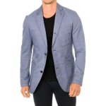 Veste blazer  manches longues et col revers pour homme d01241 - bleu