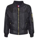 Veste bomber - unisexe - ma1 - manches longues - fixation zippée - 100% polyester Veste bomber - unisexe - ma1 - manches longues - fixation zippée - 100% polyester