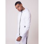 Veste à capuche basic zip logo - homme - project x paris - blanc Veste à capuche basic zip logo - homme - project x paris - blanc