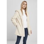 Veste  capuche femme urban classics teddy coat - blanc - adulte - femme