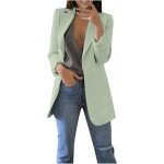 Veste - casaque - blazer mode blazer veste de costume sportive  col rabattu pour femme coupe droite ...