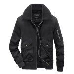 Veste chaude matelassée en velours pour homme décontractée grande taille noir Veste chaude matelassée en velours pour homme décontractée grande taille noir