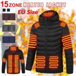 Veste chauffante homme femme 15 zones de chauffage usb charger 3 réglages de température pour le ski ... Veste chauffante homme femme 15 zones de chauffage usb charger 3 réglages de température pour le ski ...