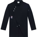 Veste de chef homme manches longues - demeuble - respirabilité optimale - noir Veste de chef homme manches longues - demeuble - respirabilité optimale - noir