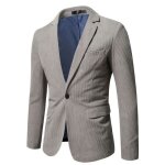 Veste de costume homme velours côtelé blazer slim fit elegant col tailleur couleur unie pour printemps ... Veste de costume homme velours côtelé blazer slim fit elegant col tailleur couleur unie pour printemps ...