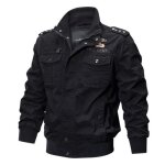 Veste en coton pour hommes blouson bombardier lgant doublure monocouche