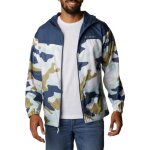 Veste coupe - vent columbia flash challenger novelty - bleu - impermable - randonne - multisport