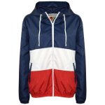 Veste coupe - vent enfant bleu marine avec contraste de panneau - imperméable et encapuchonnée - 5 - ... Veste coupe - vent enfant bleu marine avec contraste de panneau - imperméable et encapuchonnée - 5 - ...
