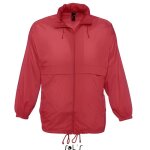 Veste coupe - vent impermable - sols - 32000 - rouge - unisexe - nylon 210t