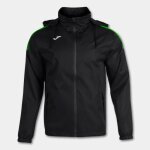 Veste coupe vent - joma - trivor - impermable - respirante - noir / vert