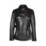 Veste en cuir femme daytona ref 64411 noir