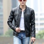 Veste en cuir pour homme - nouvelle collection pu - couleur solide - grande taille Veste en cuir pour homme - nouvelle collection pu - couleur solide - grande taille