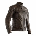 Veste cuir moto femme rst roadster ii ce - brun - xl