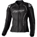 Veste cuir moto femme rst s1 ce - noir / blanc - s