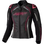 Veste cuir moto femme rst s1 ce - noir / rose - l