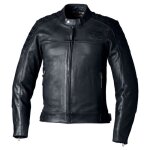 Veste cuir rst brandish2 ce - noir - 46